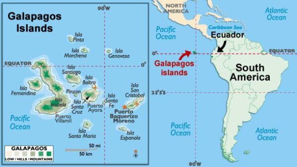 My1FitLife Galapagos Adventure Equator Map